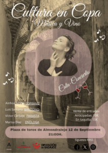 AINHOA ARTETA MARIDA SU VOZ CON EL VINO EN UN CONCIERTO ÚNICO EN ALMENDRALEJO